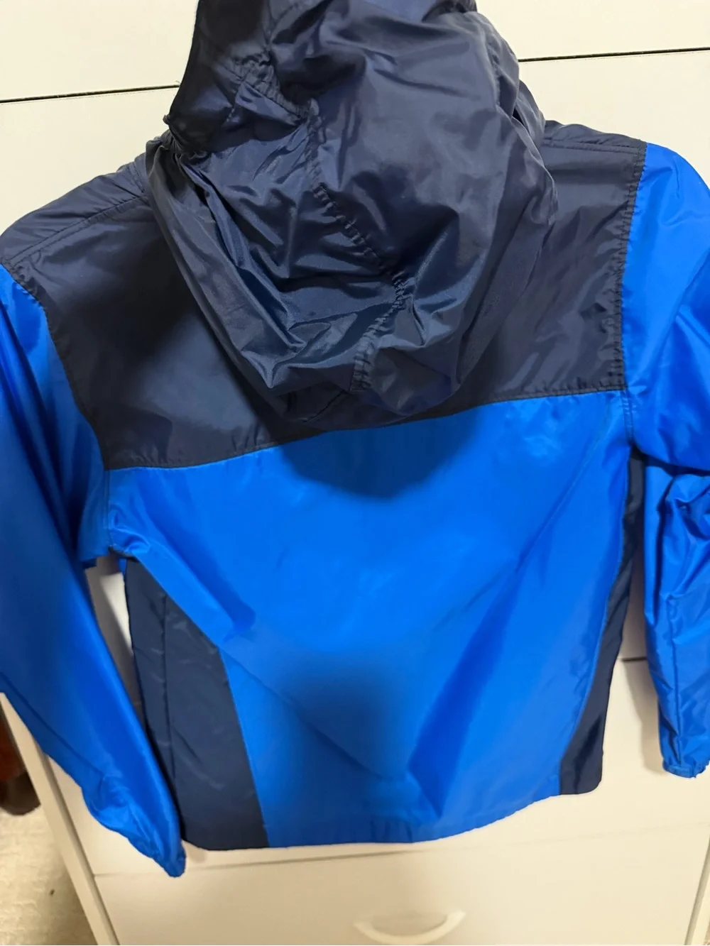 Columbia Kids Blue and Navy Hooded Swim Rashguard